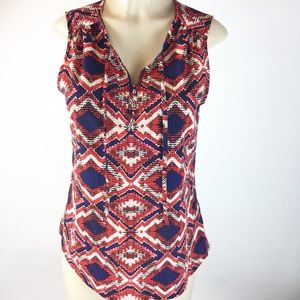 KENAR tunic tank Size Medium southwestern print